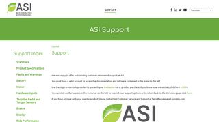 
                            9. ASI - Drive, Control, Perform ASI Customer Service and Support