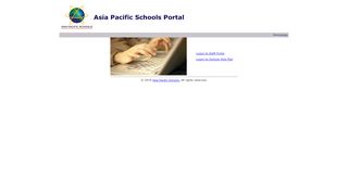 
                            3. Asia Pacific Schools Portal - Login