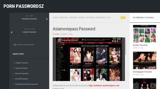 
                            4. Asiamoviepass Password – Porn PasswordsZ