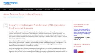 
                            6. Asian Telecom Business Plan Reviews - trickyviews.com