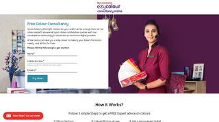 
                            4. Asianpaints ezycolour Consultancy Online