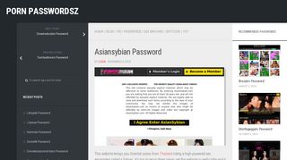 
                            4. Asiansybian Password – Porn PasswordsZ