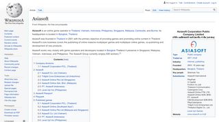 
                            2. Asiasoft - Wikipedia