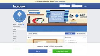 
                            8. ASIC Connect - Home | Facebook