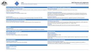 
                            6. ASIC Searches and Lodgements