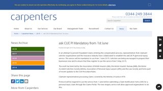 
                            8. ask CUE PI Mandatory from 1st June - Carpenters Law