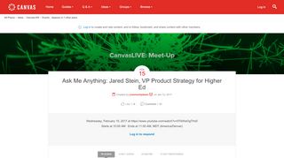 
                            9. Ask Me Anything: Jared Stein, VP Product Strate... | Canvas LMS ...