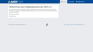 
                            2. ASK Mitgliederportal - Akademische Seglergruppe Karlsruhe