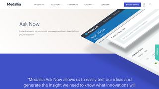
                            2. Ask Now - medallia.com
