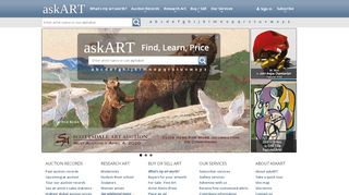 
                            2. askART - Art prices, artist art auction records, art research tools