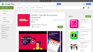 
                            9. ASKfm - Ask Me Anonymous Questions - Android Apps on Google Play