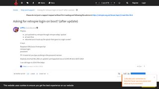 
                            1. Asking for retropie login on boot? (after update) - RetroPie Forum