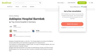 
                            1. Asklepios Hospital Barmbek in Germany - 61 reviews, prices ...