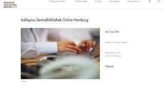 
                            2. Asklepios Zentralbibliothek Online Hamburg - land …