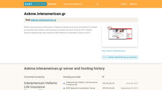 
                            7. Askme.interamerican.gr server and hosting history