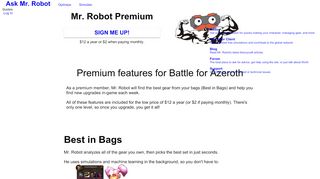 
                            4. AskMrRobot Premium