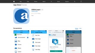 
                            4. ASKnLearn on the App Store