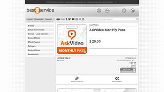 
                            9. AskVideo Monthly Pass | Ask.Video | bestservice.com