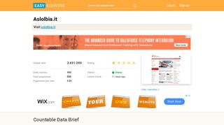 
                            6. Aslolbia.it: ASSL Olbia - Home page - Easy Counter