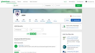 
                            7. ASM Employee Benefits and Perks | Glassdoor