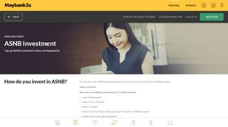 
                            3. ASNB Investment - ASNB | Maybank Malaysia