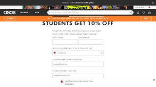 
                            1. ASOS Student Discount Code & Offers | ASOS