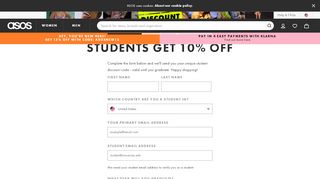 
                            4. ASOS Student Discount & Student Code | ASOS