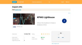 
                            1. Aspam.info: ASPAM | Login - Easy Counter