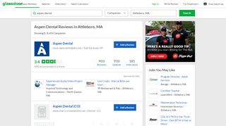 
                            8. Aspen Dental Reviews in Attleboro, MA | Glassdoor