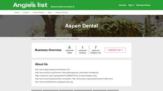 
                            6. Aspen Dental Reviews - Peabody, MA | Angie's List