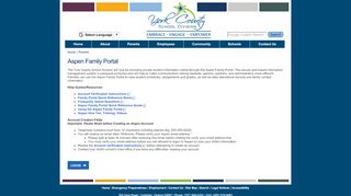 
                            11. Aspen Family Portal - York County School Division