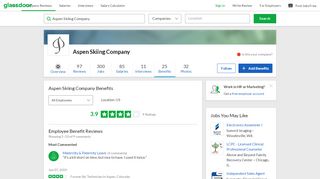 
                            7. Aspen Skiing Company Employee Benefits and Perks | Glassdoor