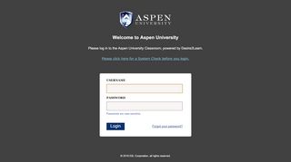 
                            3. Aspen University Classroom