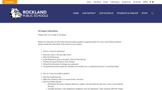 
                            4. Aspen X2 Guide for Families - Rockland Public Schools