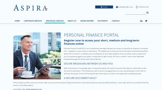 
                            1. Aspira - Personal Finance Portal - Aspira Corporate Solutions