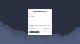 
                            6. Aspiration Login - Careerlauncher AI