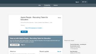 
                            6. Aspire People - Recruiting Talent for Education | LinkedIn