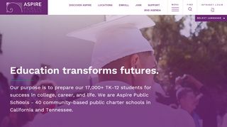 
                            7. Aspire Public Schools – Aspire Public Schools is a ...