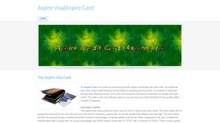 
                            1. Aspire Visa|Aspire Card - Home