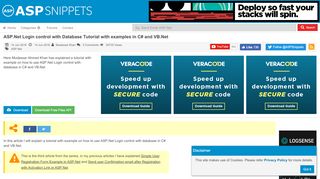 
                            3. ASP.Net Login control with Database Tutorial with examples in C# ...