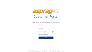 
                            2. Aspray24 - Customer Portal