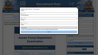 
                            7. Assam Forest Department Recruitemnt 2019 | Apply for 710 ...