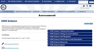 
                            1. Assessment - Arizona Department of Education