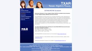 
                            4. Assessment - ESTAR/MSTAR Screener