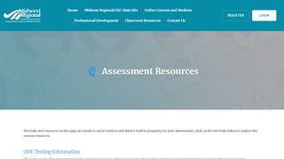 
                            3. Assessment Resources | MRESC-Learning.org