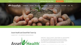 
                            7. Asset Health and GreenPath Team Up On Financial Wellbeing Services