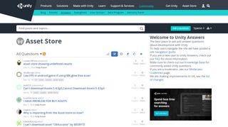 
                            6. asset store - Unity Answers