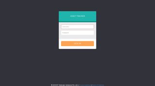 
                            6. Asset Tracker: Login