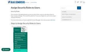 
                            6. Assign Security Roles to Users – Blue Sombrero Support