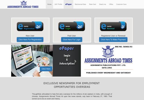 
                            4. Assignments Abroad